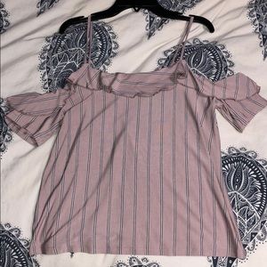 AE soft and sexy tank with off shoulder sleeves!